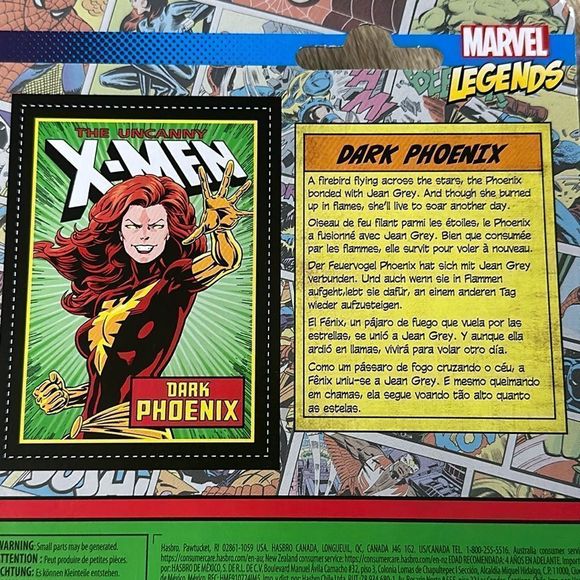 The Uncanny X-Men “Dark Phoenix, Jean Grey” Figure, Retro, Toy, Collector’s, 5” - Picture 5 of 5